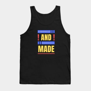 Fearfully And Wonderfully Made | Christian Typography Tank Top